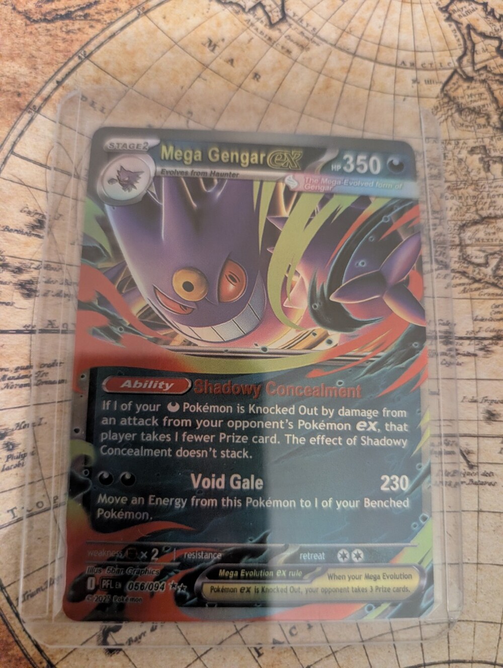 Mega Gengar EX Holo Trading Card - #056/094